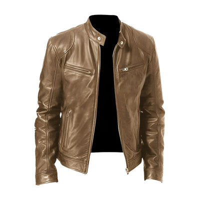 Logan | Classic Leather Jacket