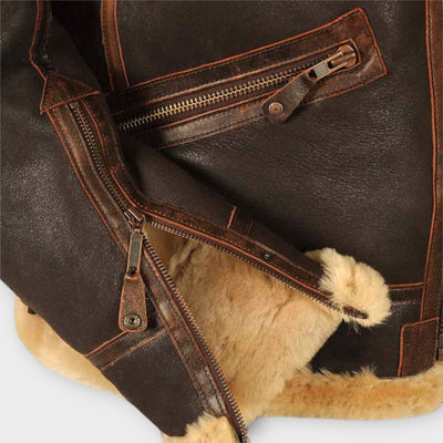 Flynn | Aviator Shearling Jacket