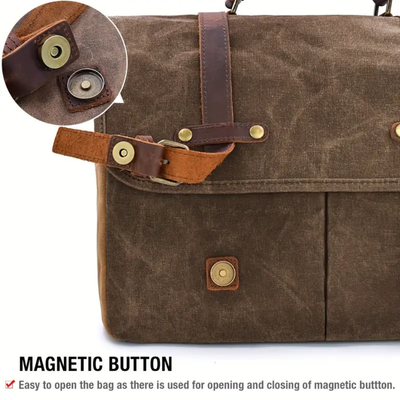 Austin Vintage-Inspired Messenger Bag