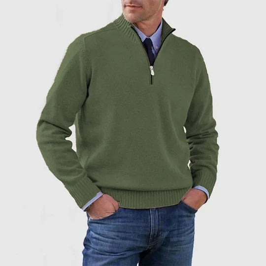 Preston | Classic Zip Collar Sweater