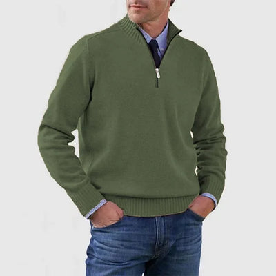 Preston | Classic Zip Collar Sweater