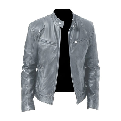Logan | Classic Leather Jacket