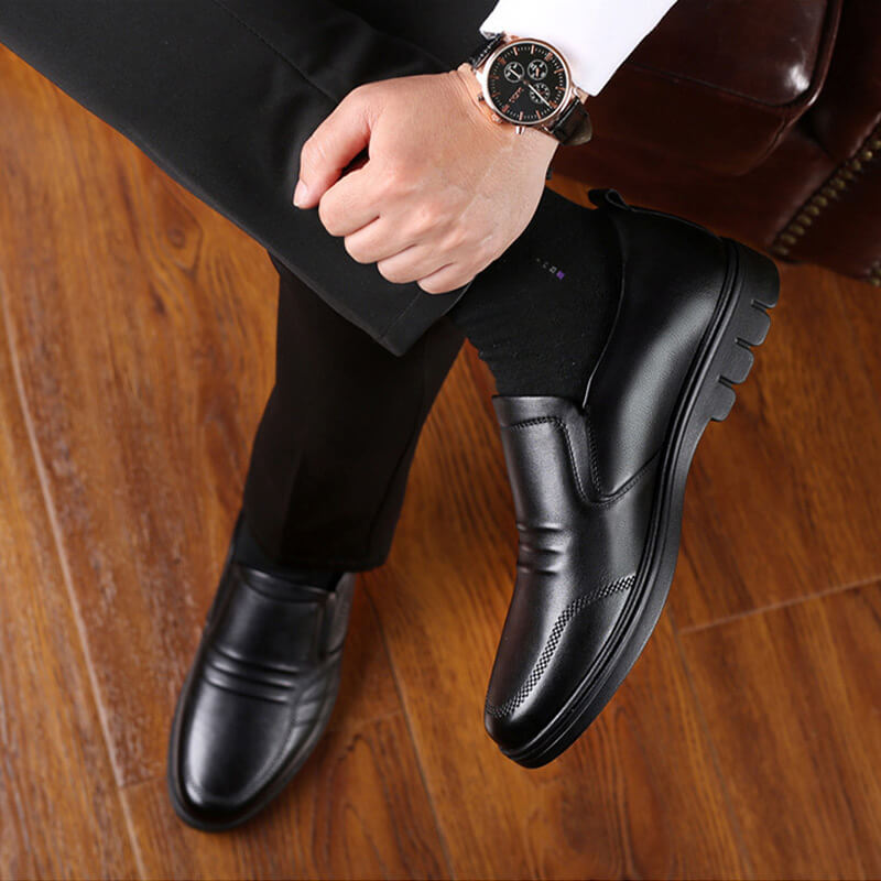 Mike™ | Stylish Office Footwear | Orthopedic Leather Shoes for Timeless Comfort