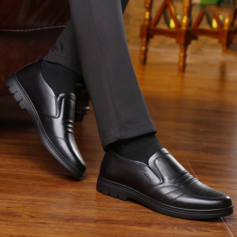 Mike™ | Stylish Office Footwear | Orthopedic Leather Shoes for Timeless Comfort