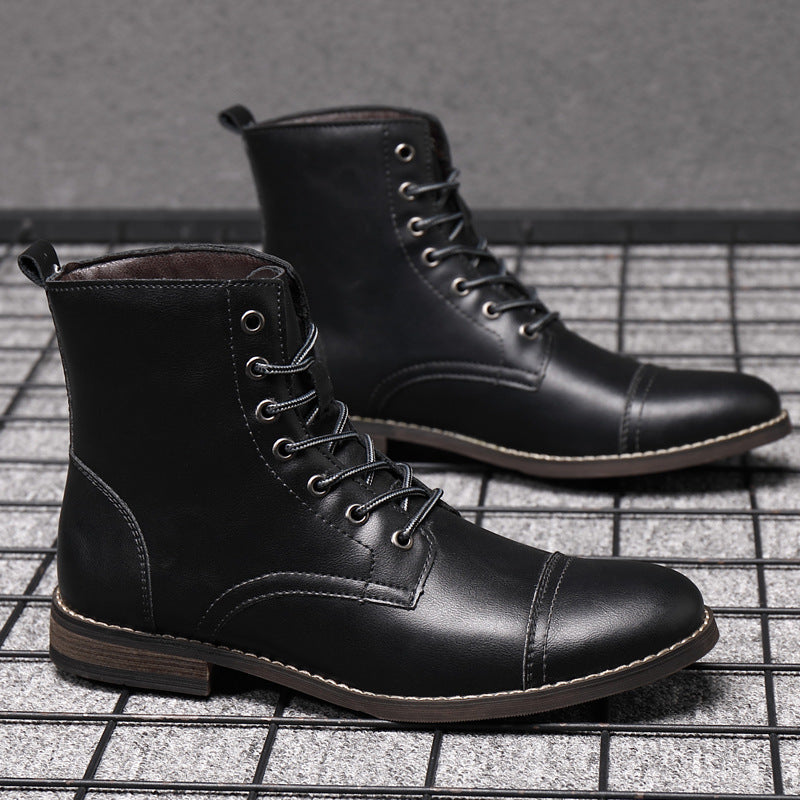 Morgan | Faux Leather Ankle Boots | Handcrafted Shoes