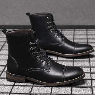Morgan | Faux Leather Ankle Boots | Handcrafted Shoes