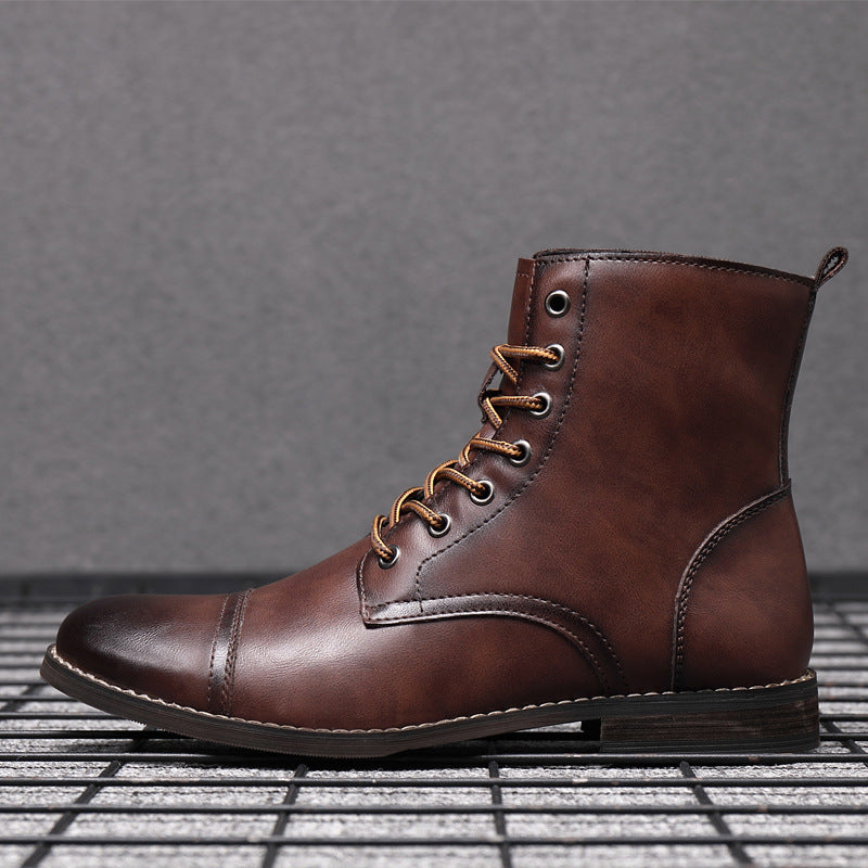 Morgan | Faux Leather Ankle Boots | Handcrafted Shoes