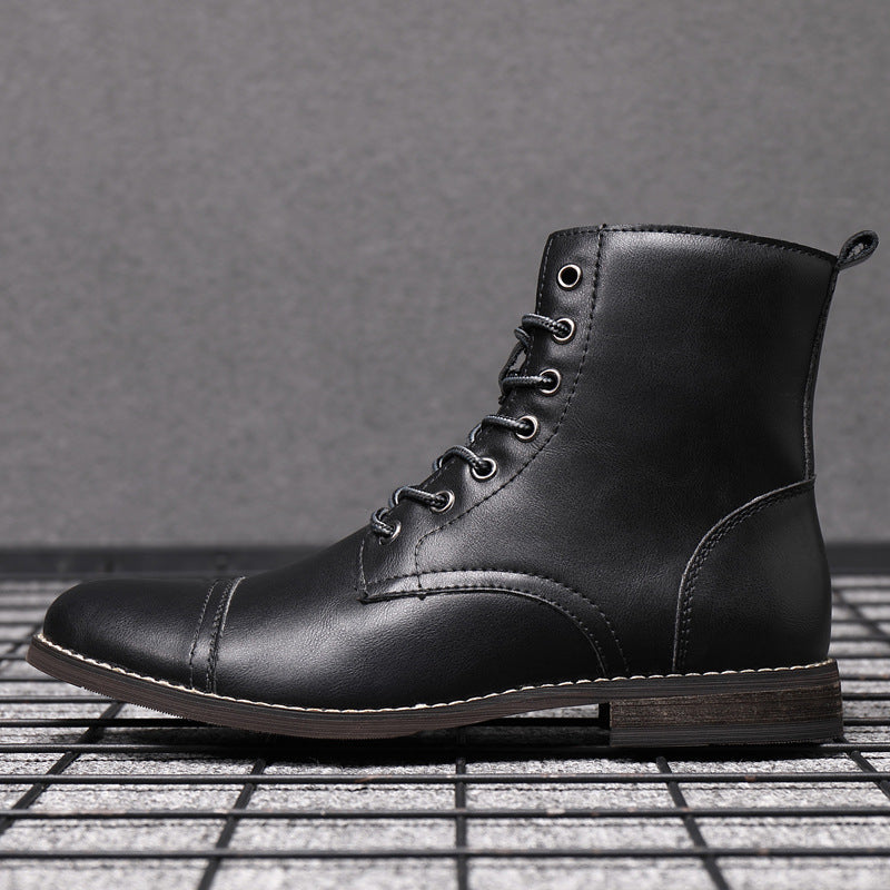Morgan | Faux Leather Ankle Boots | Handcrafted Shoes