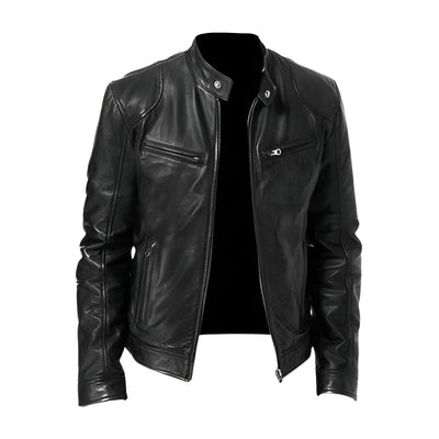 Logan | Classic Leather Jacket