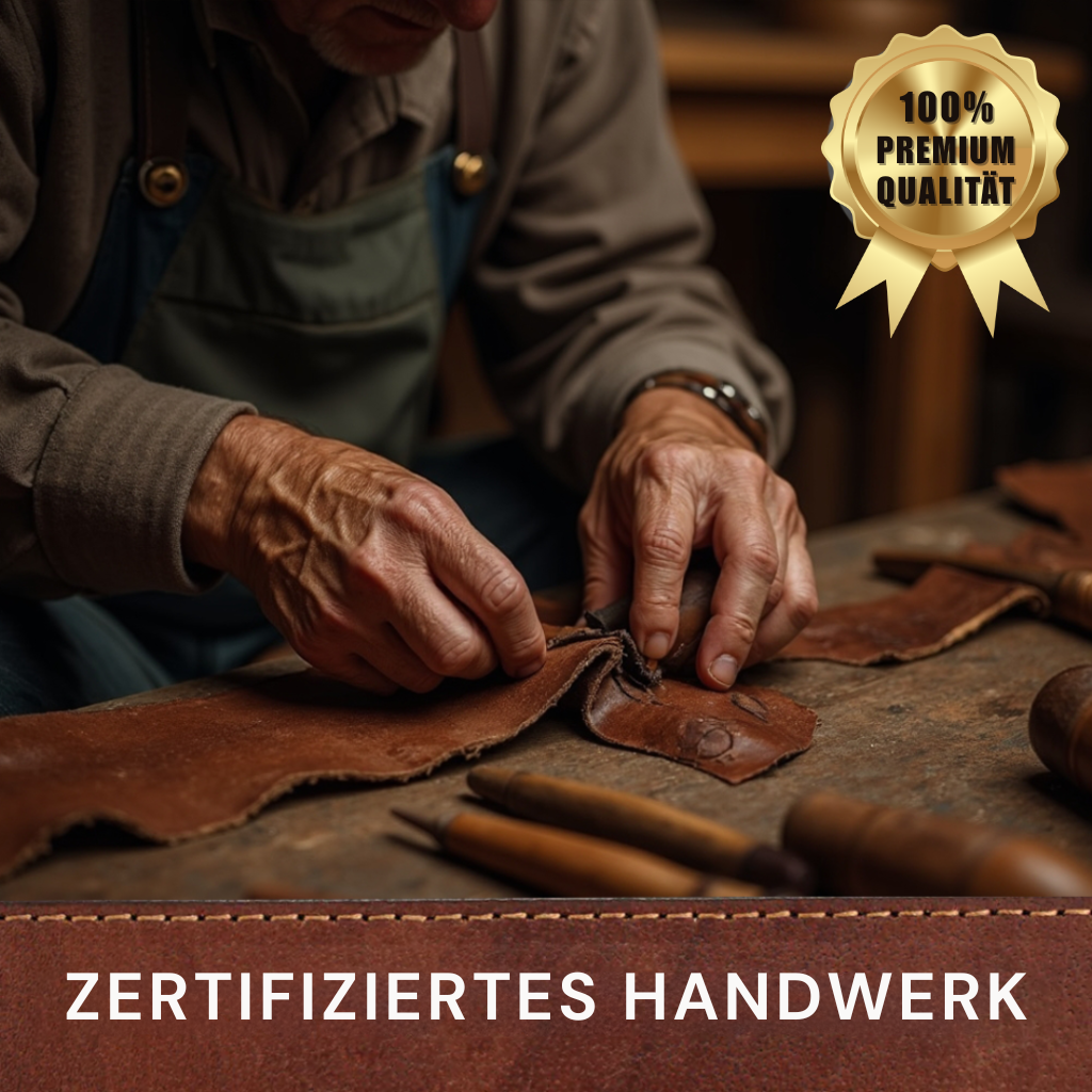 Hanz | Genuine Leather Adjustable Newsboy Cap