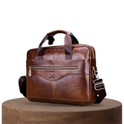 Anthony | Contemporary Leather Briefcase | Versatile Crossbody Bag