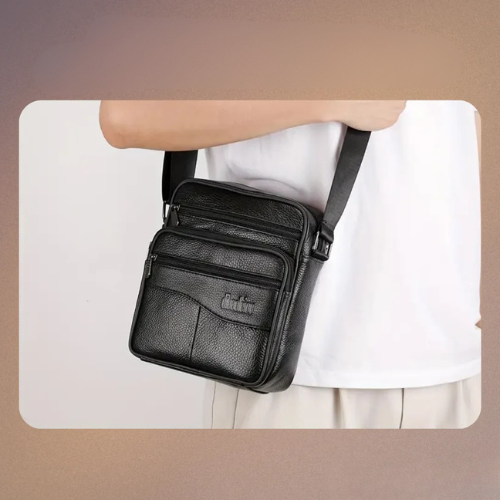 Arlo | Men's Leather Multi-Functional Shoulder Bag