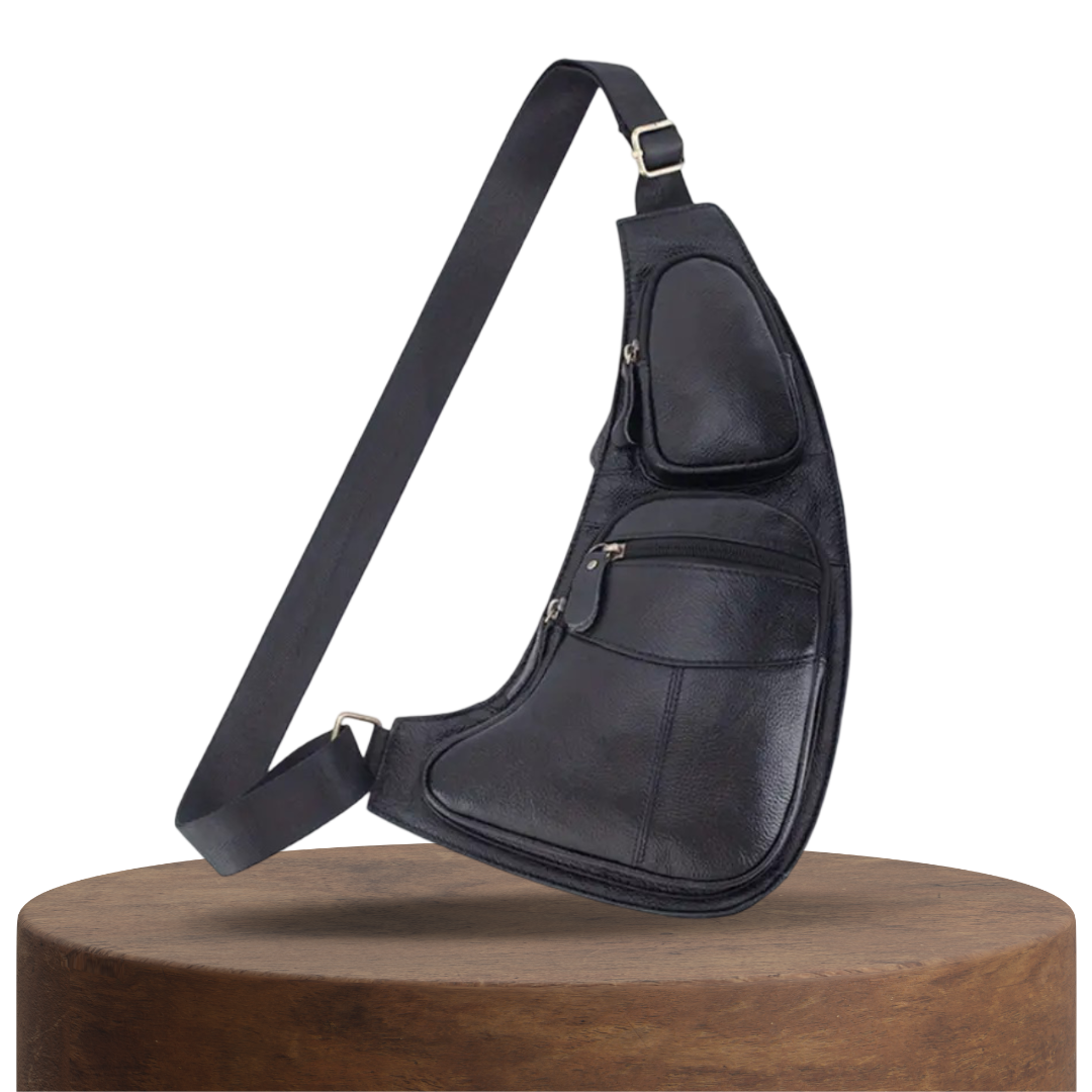 Malric | Lightweight Leather Sling Bag for Hands-Free Convenience