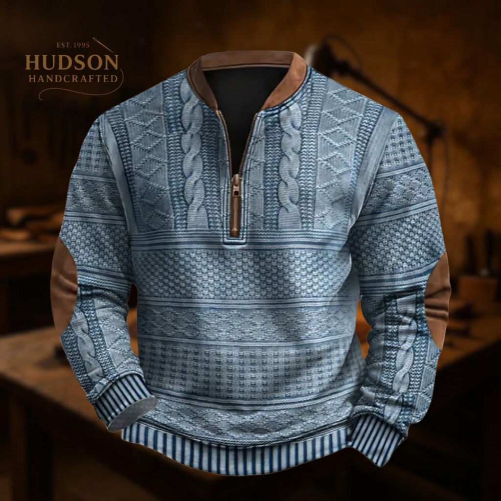 Anton™ | Knit Sweater with Half Zip