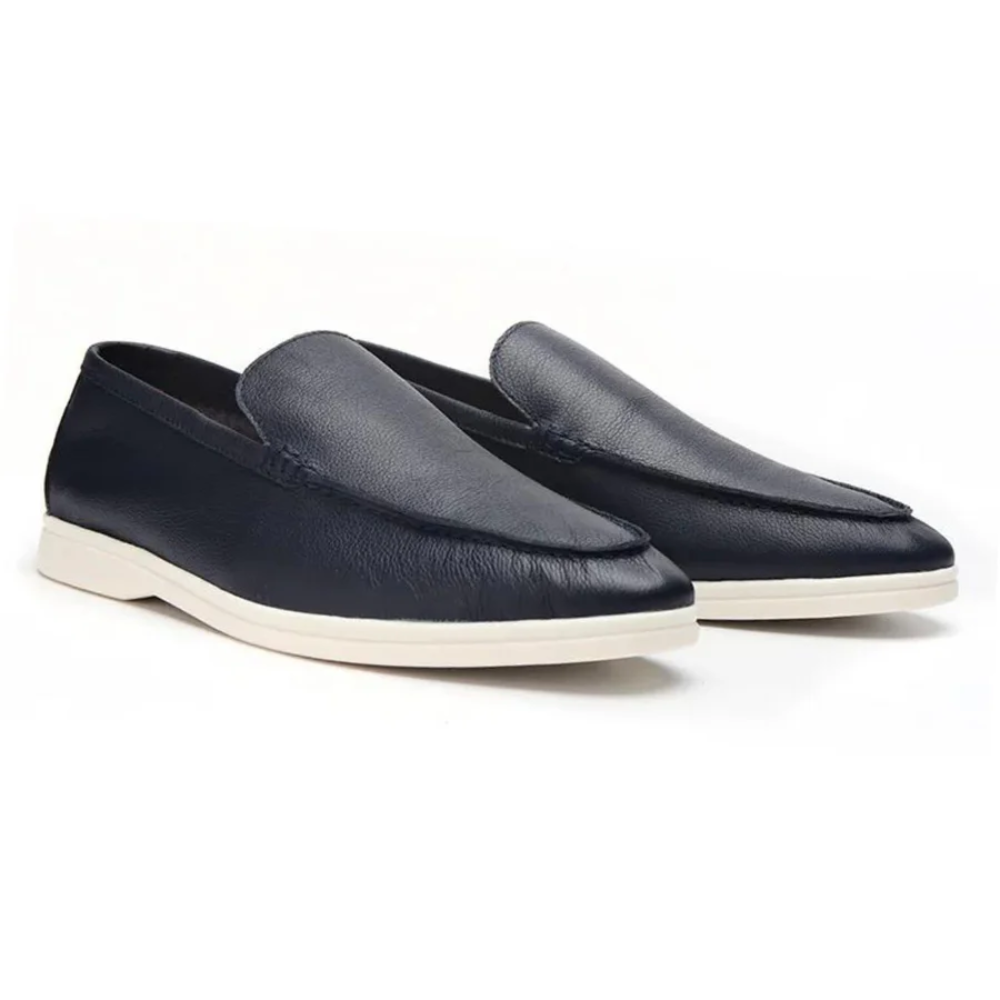 Luxurious Calfskin Slip-On Shoes