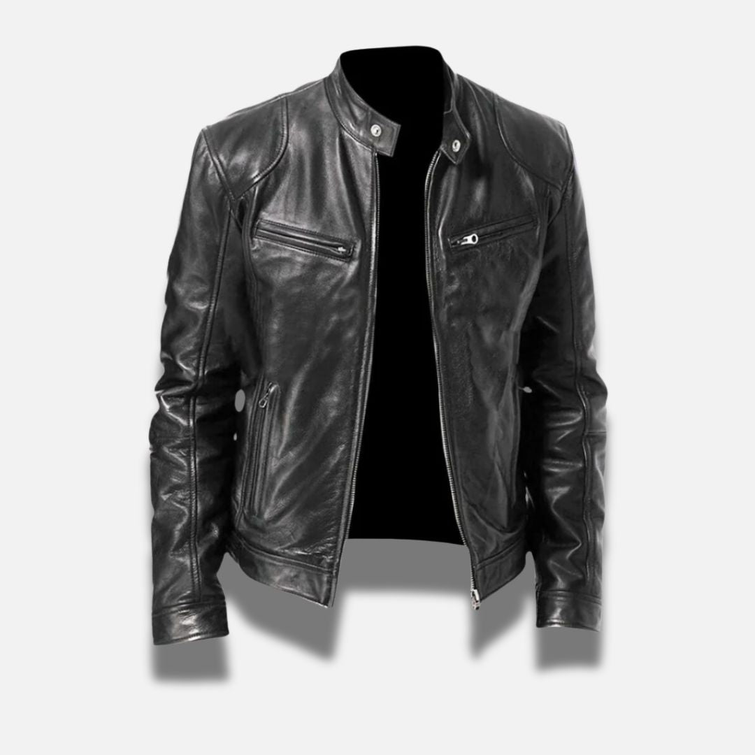 Derek | Classic Leather Jacket
