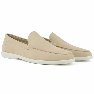 Relaxed Suede Moccasin Shoes
