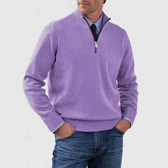 Preston | Classic Zip Collar Sweater