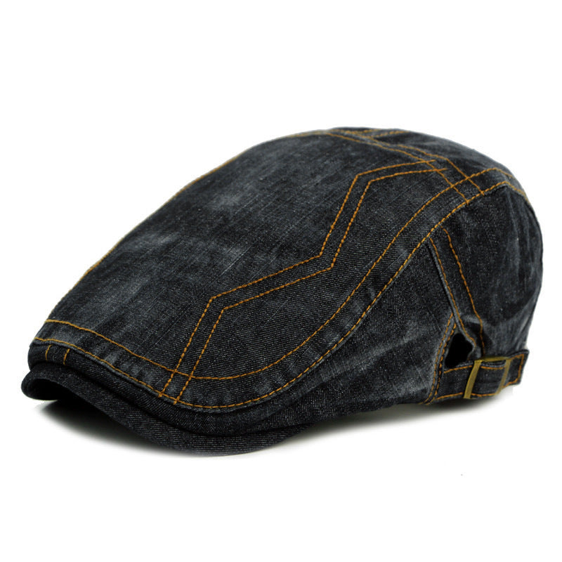 Denim Studded Cap
