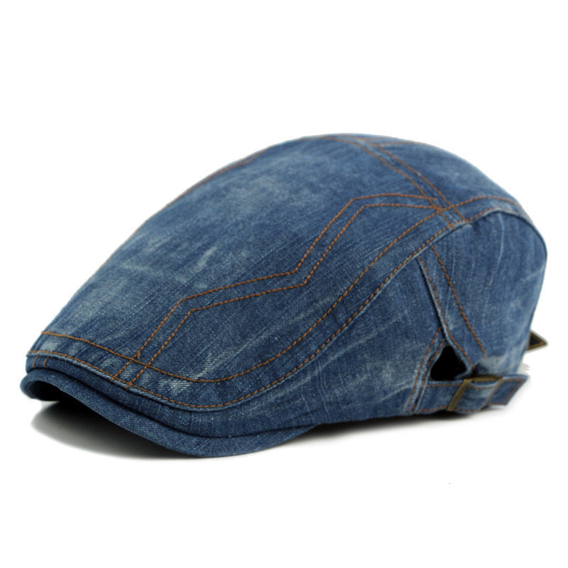 Denim Studded Cap