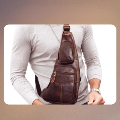 Beckett | Classic Leather Chest Sling Bag