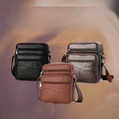 Arlo | Men's Leather Multi-Functional Shoulder Bag