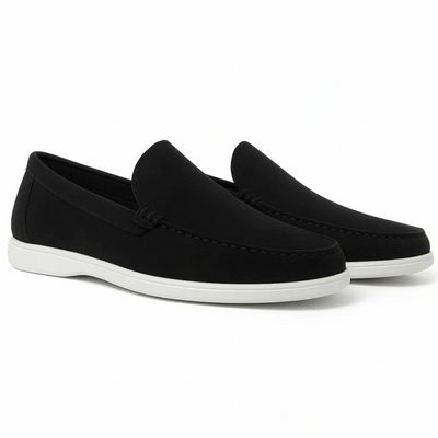 Relaxed Suede Moccasin Shoes