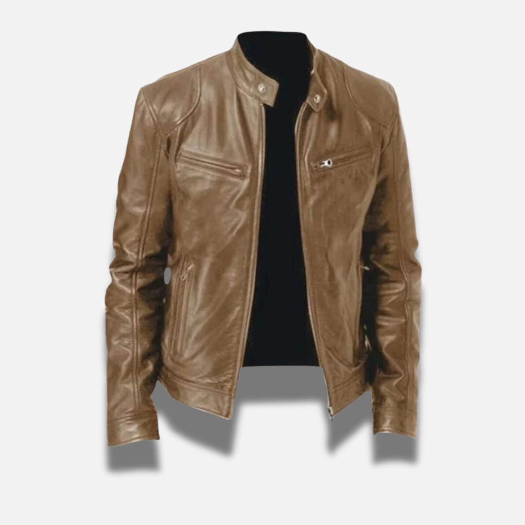 Derek | Classic Leather Jacket