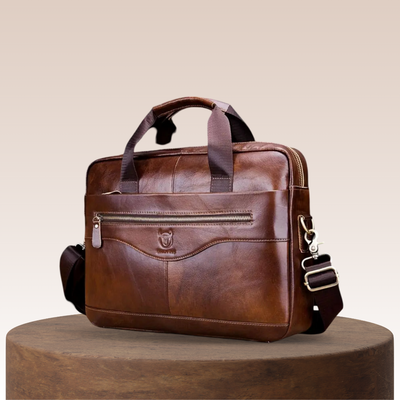 Anthony | Contemporary Leather Briefcase | Versatile Crossbody Bag