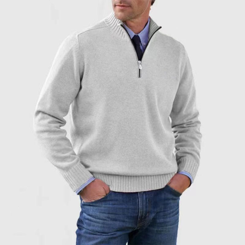 Preston | Classic Zip Collar Sweater