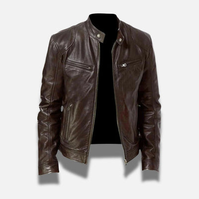 Derek | Classic Leather Jacket