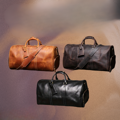 Montgomery | Authentic Top-Grain Cowhide Duffel Crossbody Bag