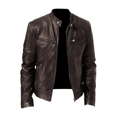 Logan | Classic Leather Jacket