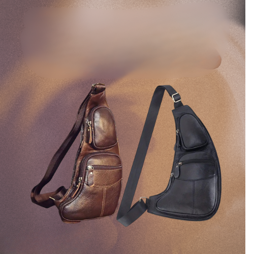 Beckett | Classic Leather Chest Sling Bag