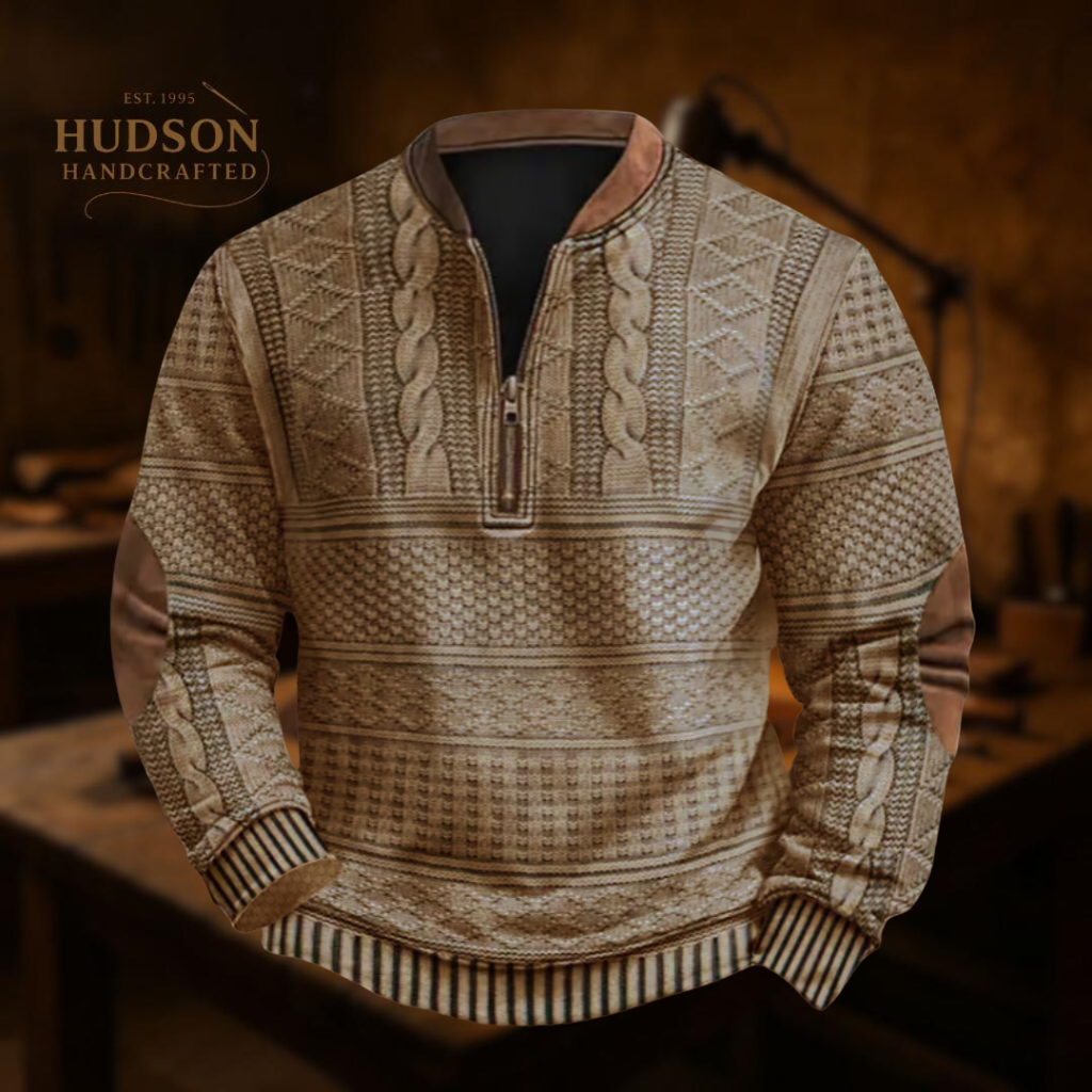 Anton™ | Knit Sweater with Half Zip