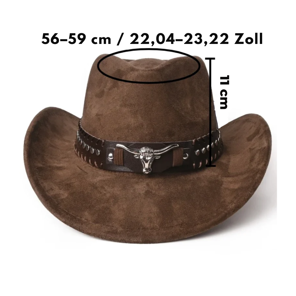 Dalton | Vintage Cowboy Hat with Wide Brim and Classic Western Charm