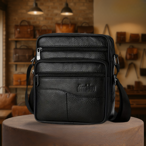 Arlo | Men's Leather Multi-Functional Shoulder Bag
