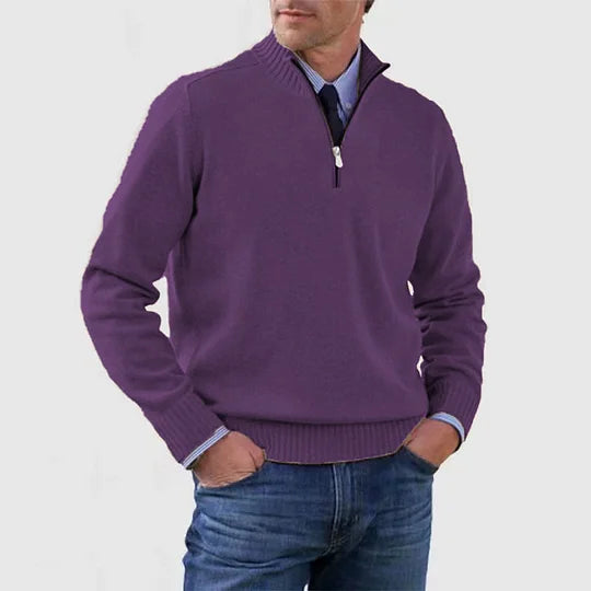 Preston | Classic Zip Collar Sweater