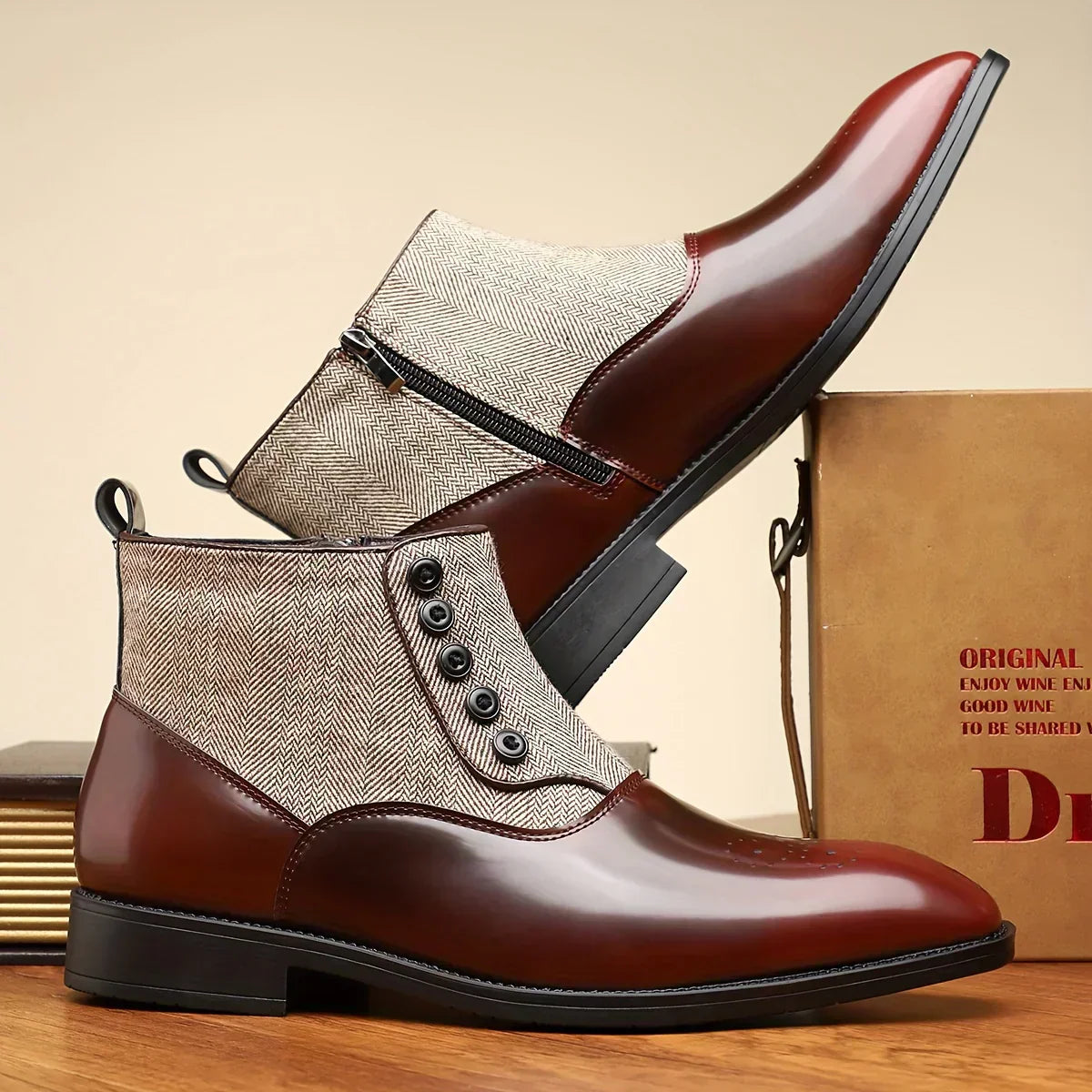 Wentworth Chelsea Boots by Gerald | Orthopedic Leather Shoes for Timeless Comfort