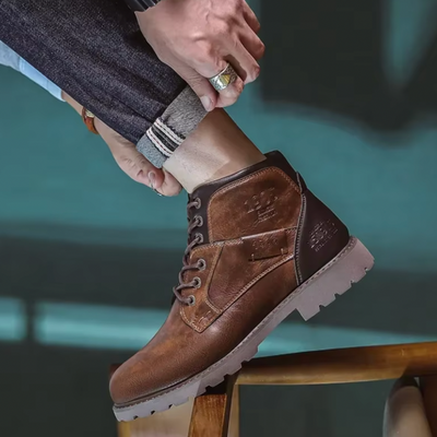 Aaron™ | Vintage Leather Boots | Handcrafted Shoes