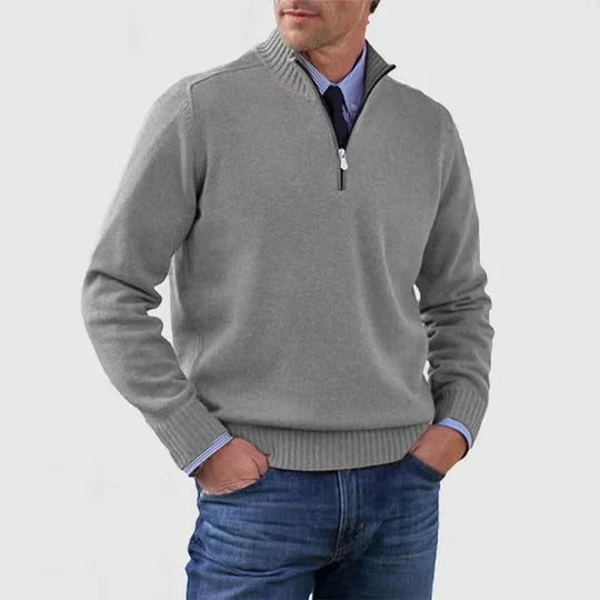 Preston | Classic Zip Collar Sweater