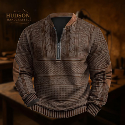 Anton™ | Knit Sweater with Half Zip