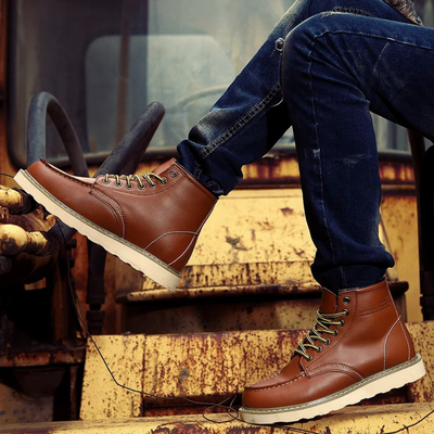 Cole™ | Vintage Leather Boots | Handcrafted Shoes