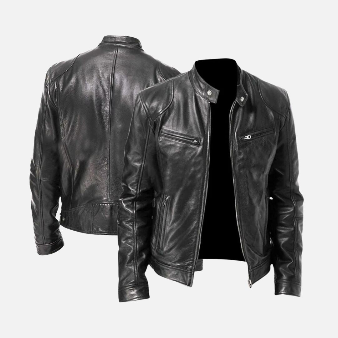 Derek | Classic Leather Jacket
