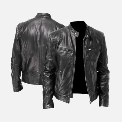 Derek | Classic Leather Jacket