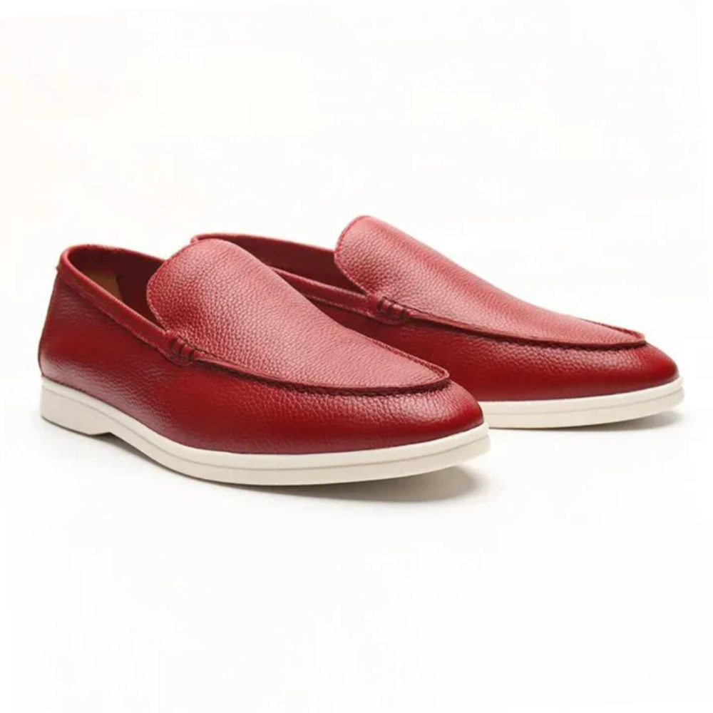 Luxurious Calfskin Slip-On Shoes