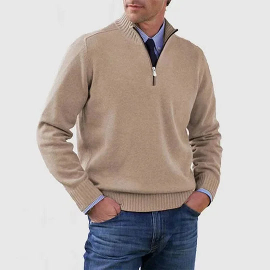 Preston | Classic Zip Collar Sweater