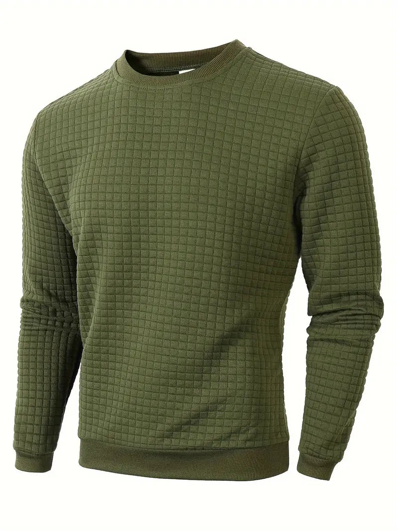 Brooks | Waffle Crew Sweater