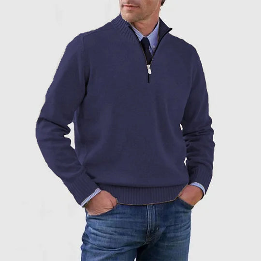 Preston | Classic Zip Collar Sweater