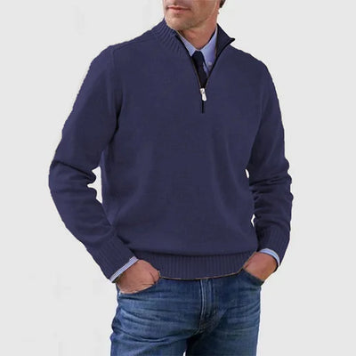 Preston | Classic Zip Collar Sweater